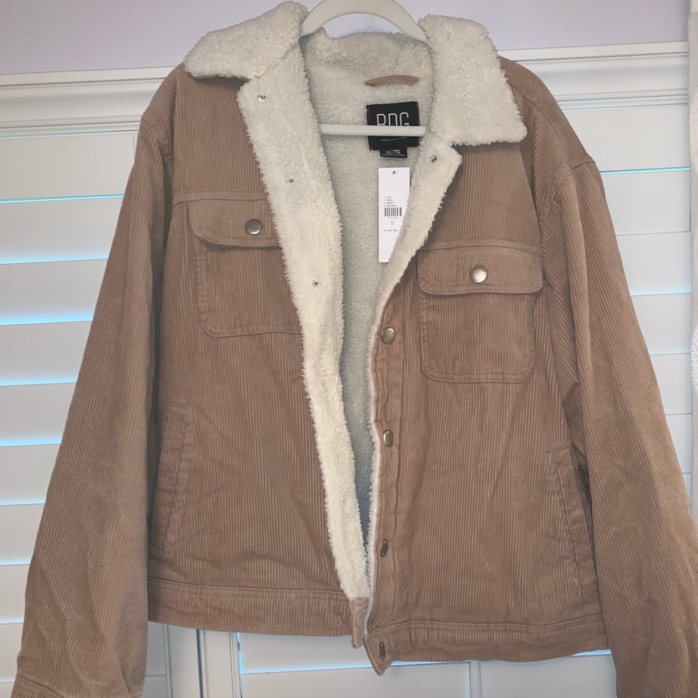 Lined corduroy jacket